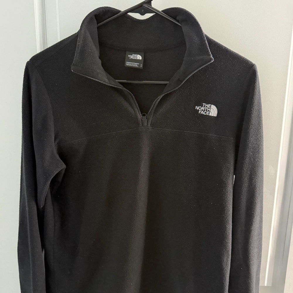 North Face 1/4 Zip Fleece, Women Size Small